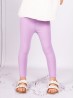 Kids Solid Color Stretchy Legging